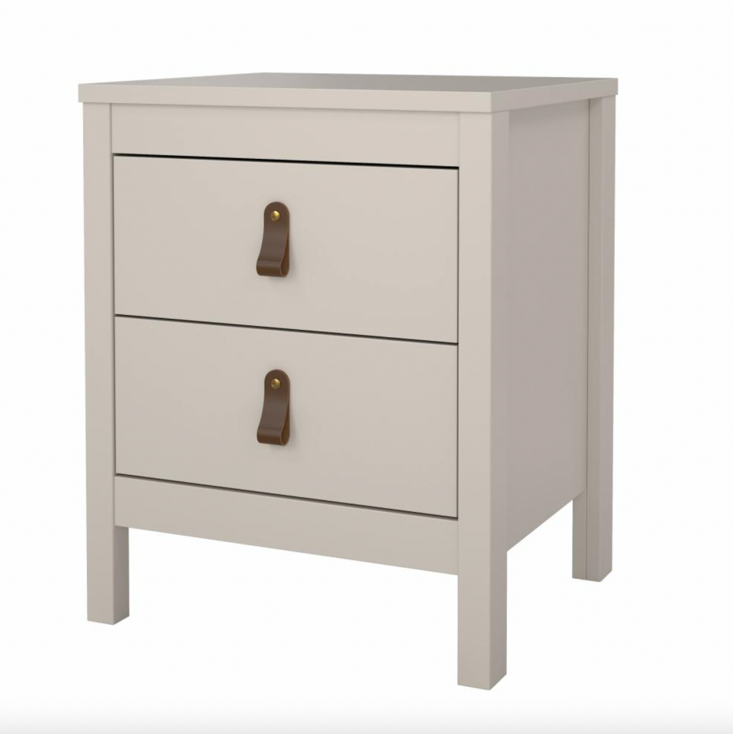 Nachttisch Madrid mit 2 Schubladen - Cashmere