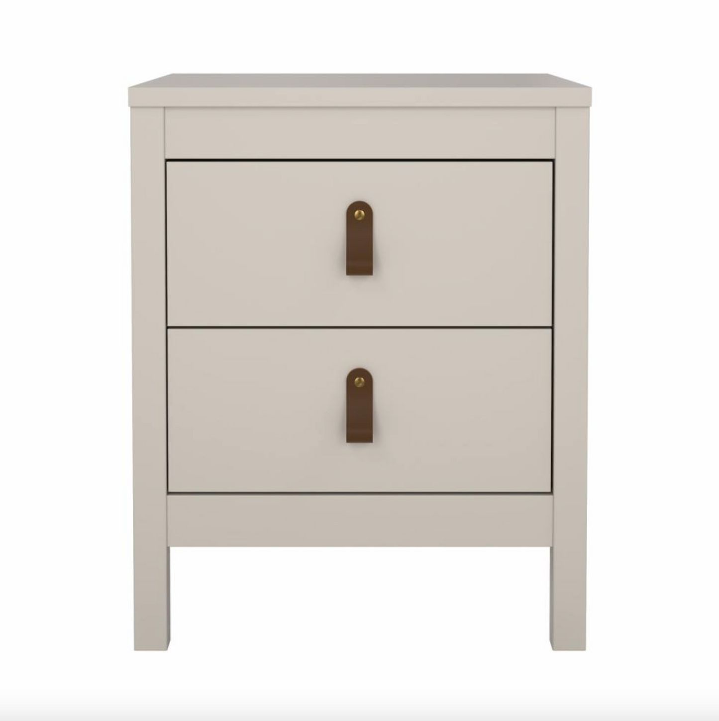 Nachttisch Madrid mit 2 Schubladen - Cashmere