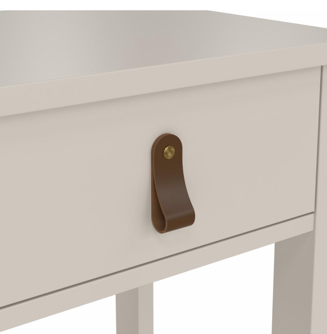 Tisch mit Schublade und Regal - Cashmere