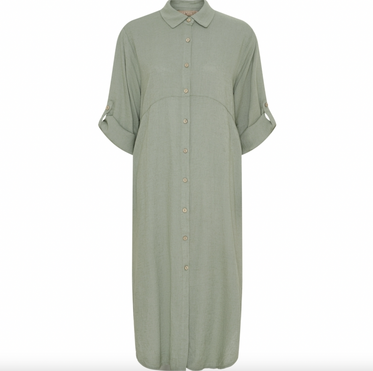 Kleid Violetta - Military Leinenmix