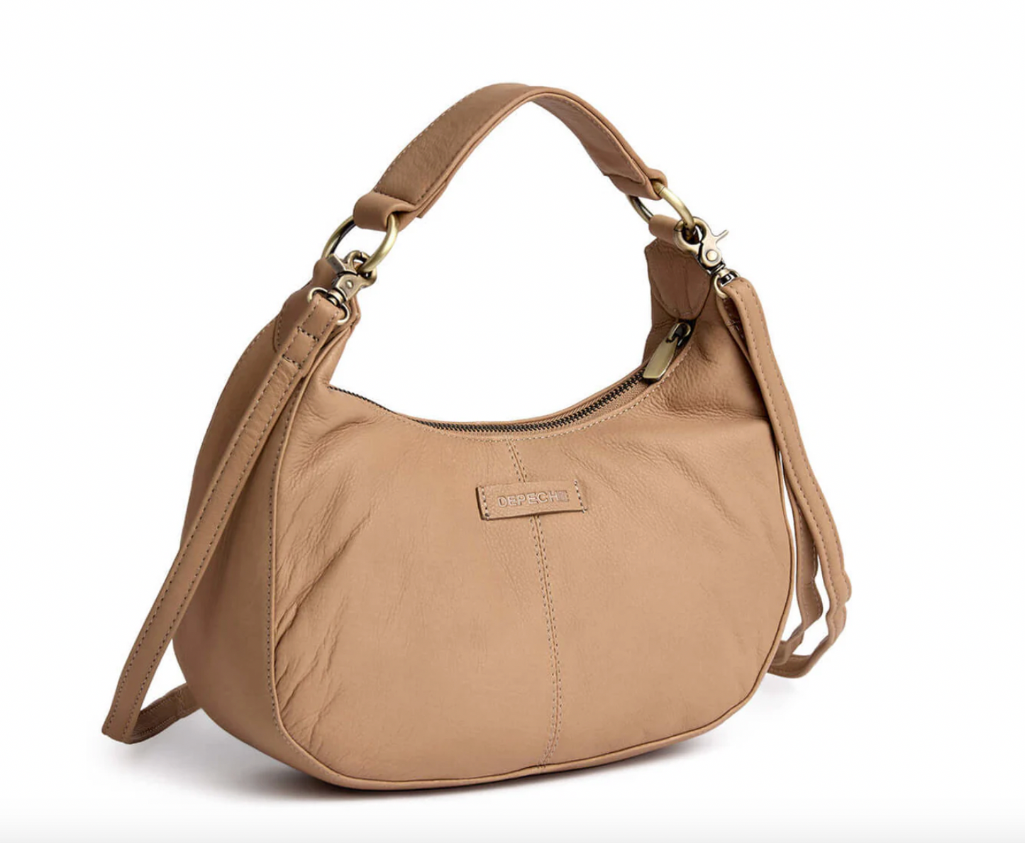 Elegant crossover / håndtaske -  Camel