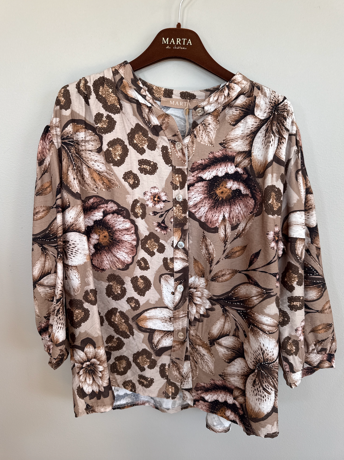 Bluse Destiny camello