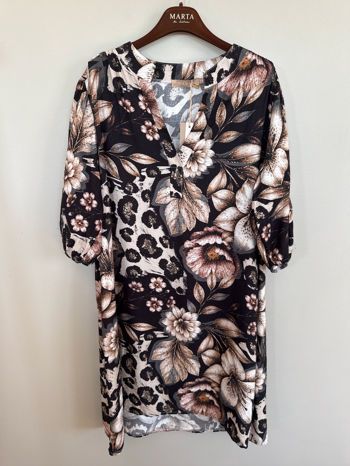Kleid Goldie nero