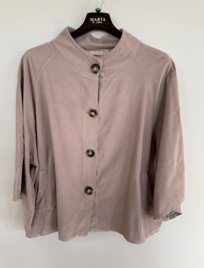 Jacke Jessamy - Tortora Babycord