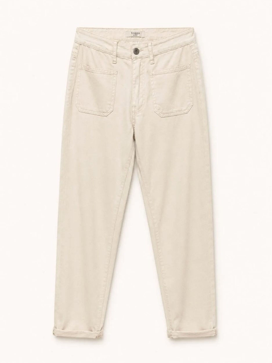 Mom Fit Canvas Hose