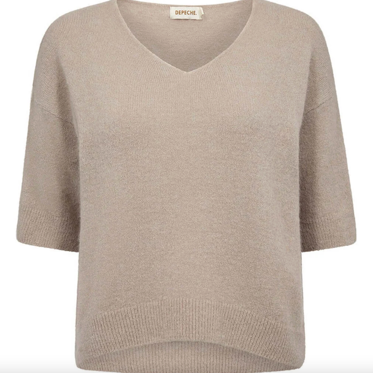 Strick Alpaca V-Neck - Depeche