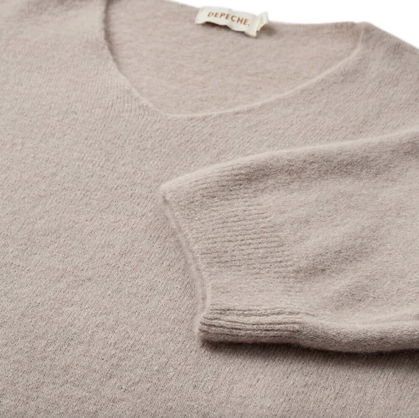 Strick Alpaca V-Neck - Depeche