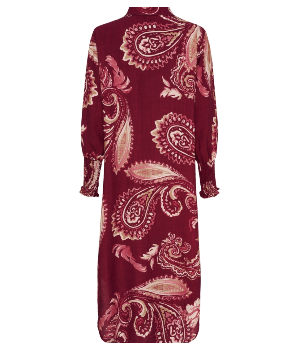 Kleid Moss Bordeaux