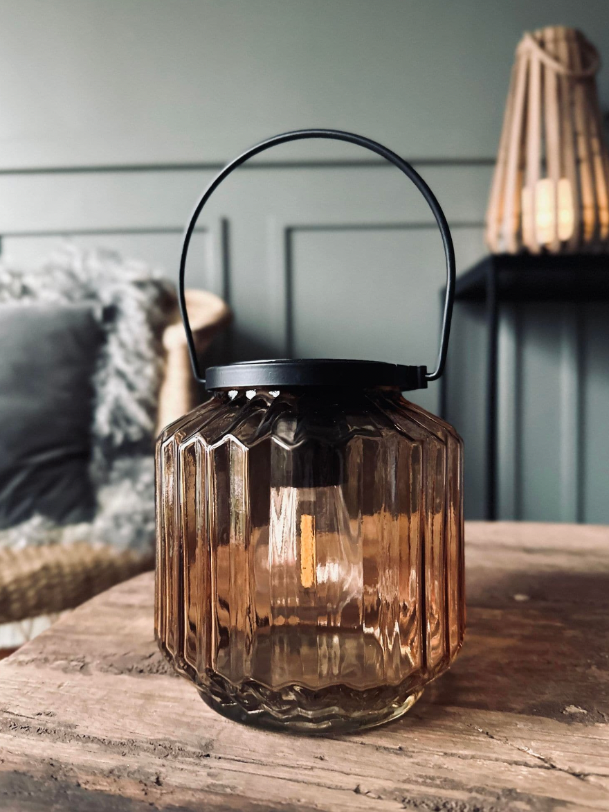 Laterne solar - Brown