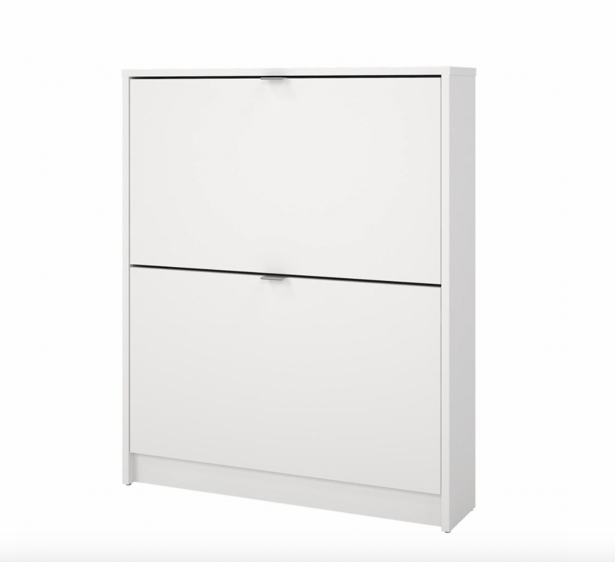 Schuhschrank mit 2 Fächern - White