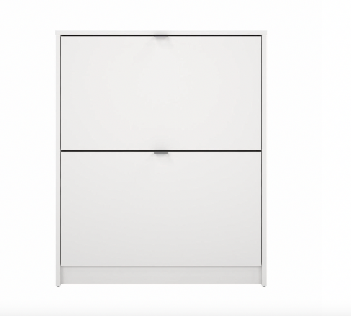 Schuhschrank mit 2 Fächern - White
