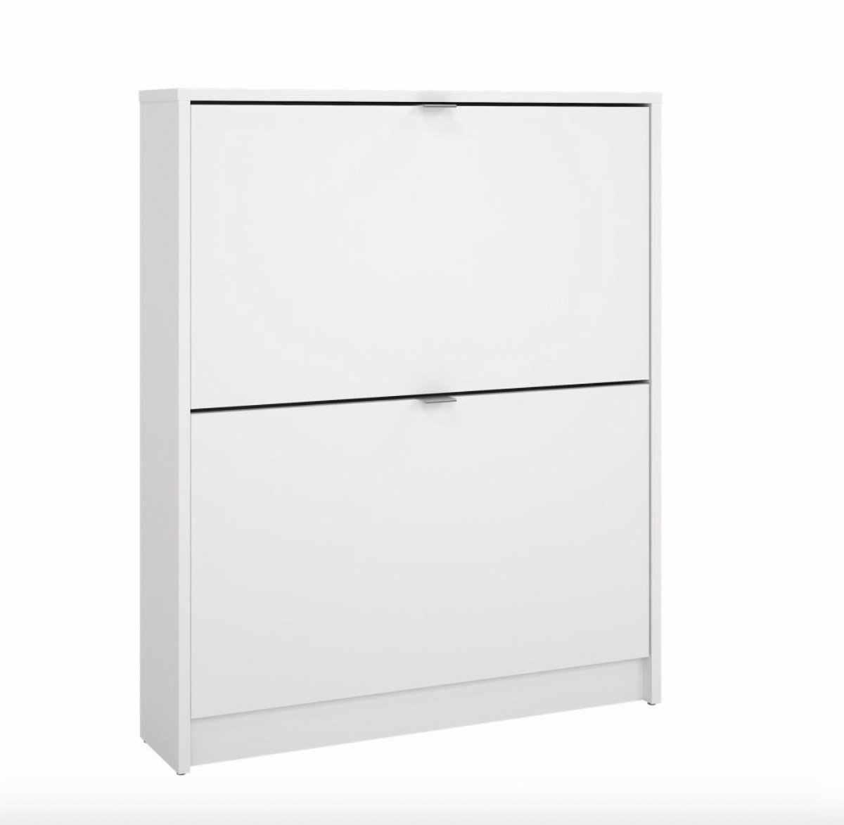 Schuhschrank mit 2 Fächern - White