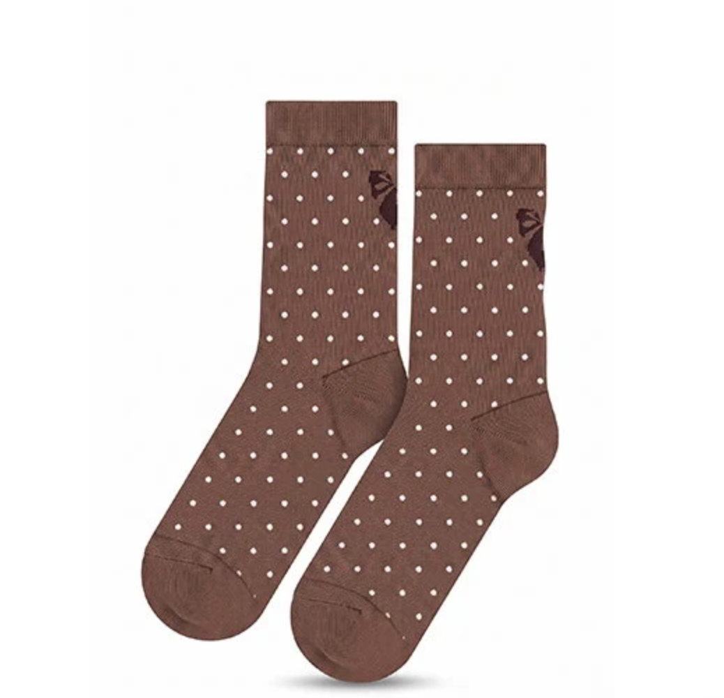 Socken dots und Schleife - 37-41