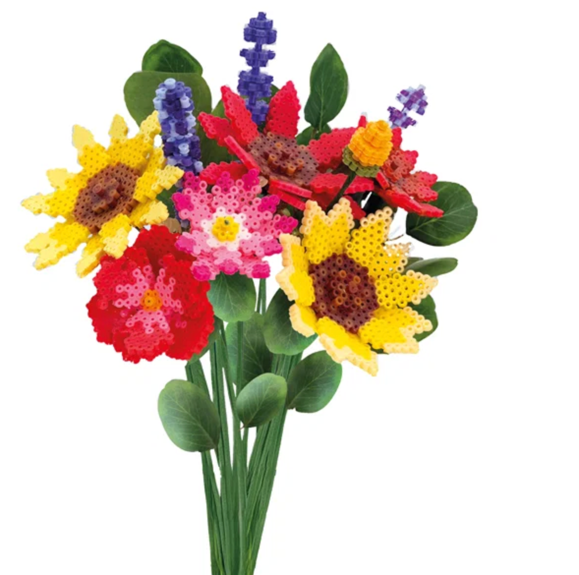 Perlenstrauß Sonnenblume - 10 Blumen