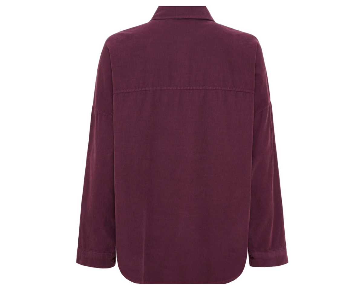 Bluse Babycord - Bordeaux