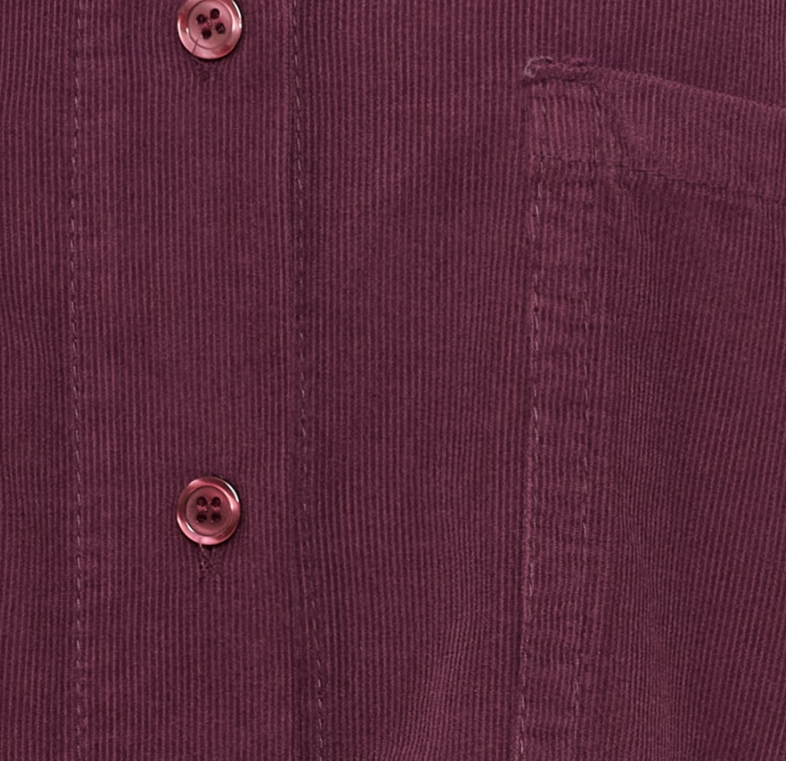 Bluse Babycord - Bordeaux