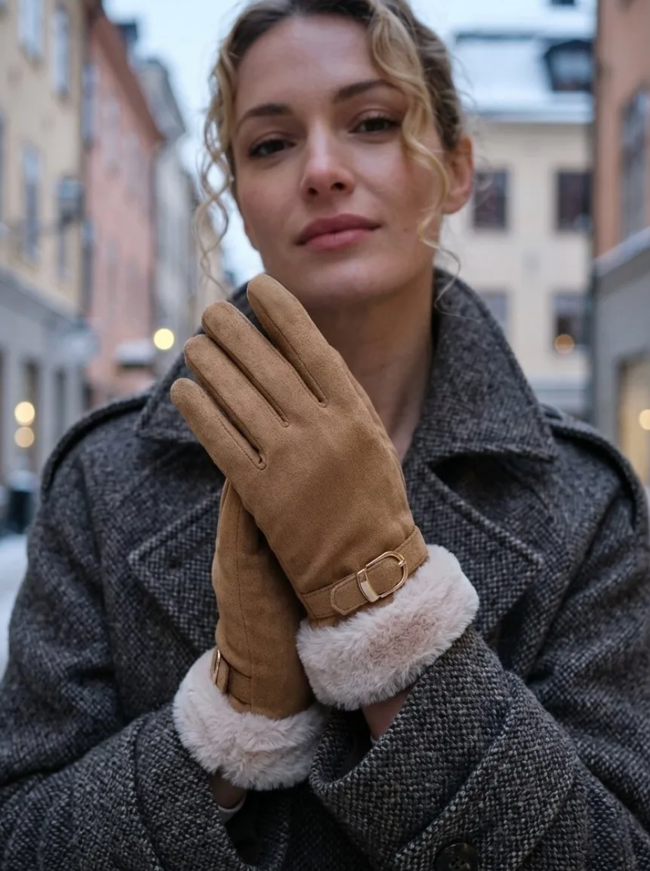 Handschuhe Camel