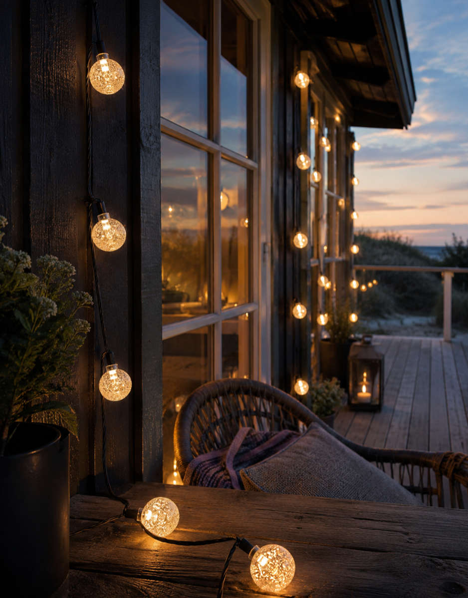 Lichterkette Bella mit Solarzellen - 50 LED