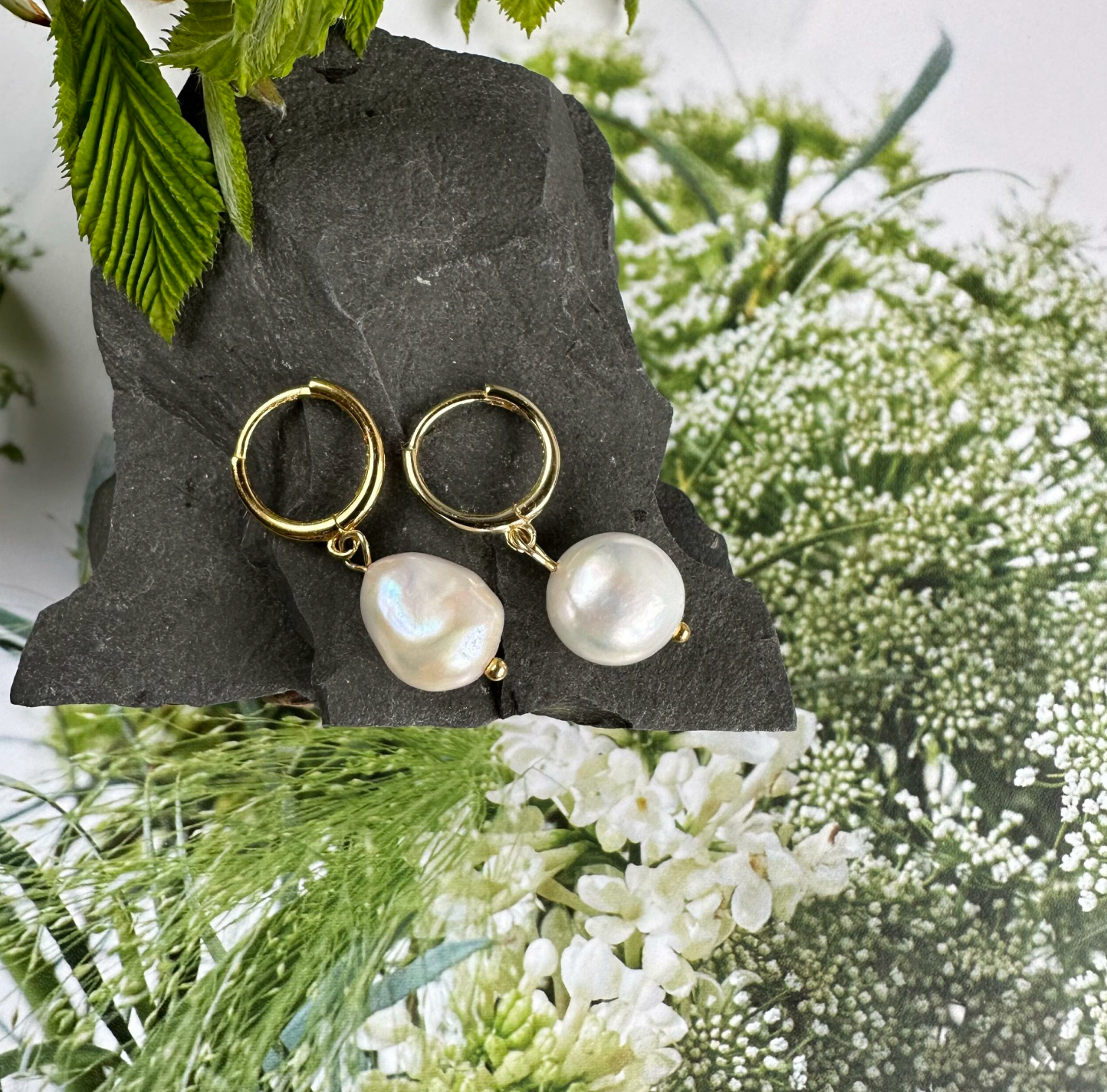 Ohrringe Kirstin – Vergoldetes Sterling-Silber