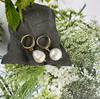 Ohrringe Kirstin – Vergoldetes Sterling-Silber