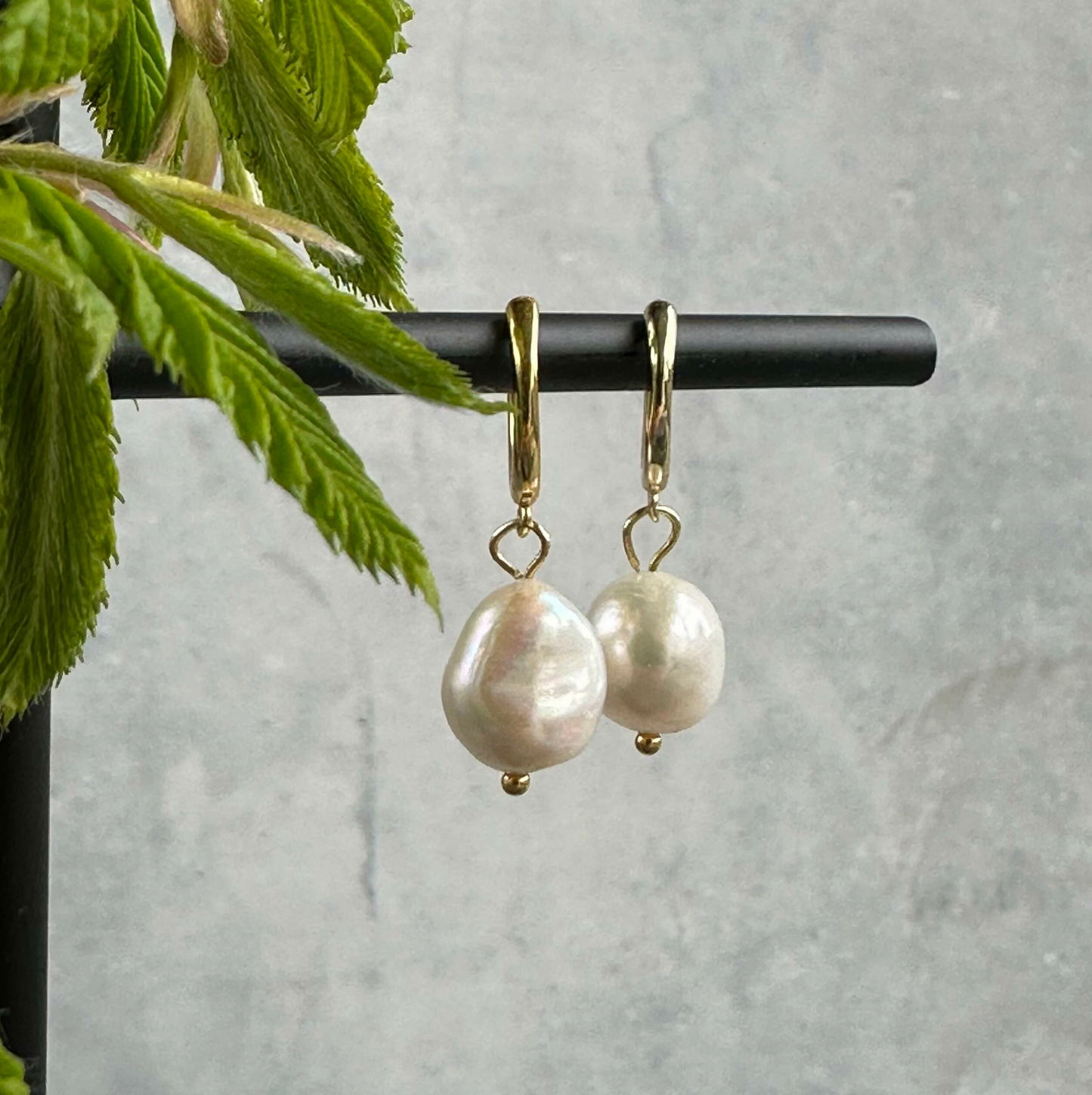 Ohrringe Kirstin – Vergoldetes Sterling-Silber