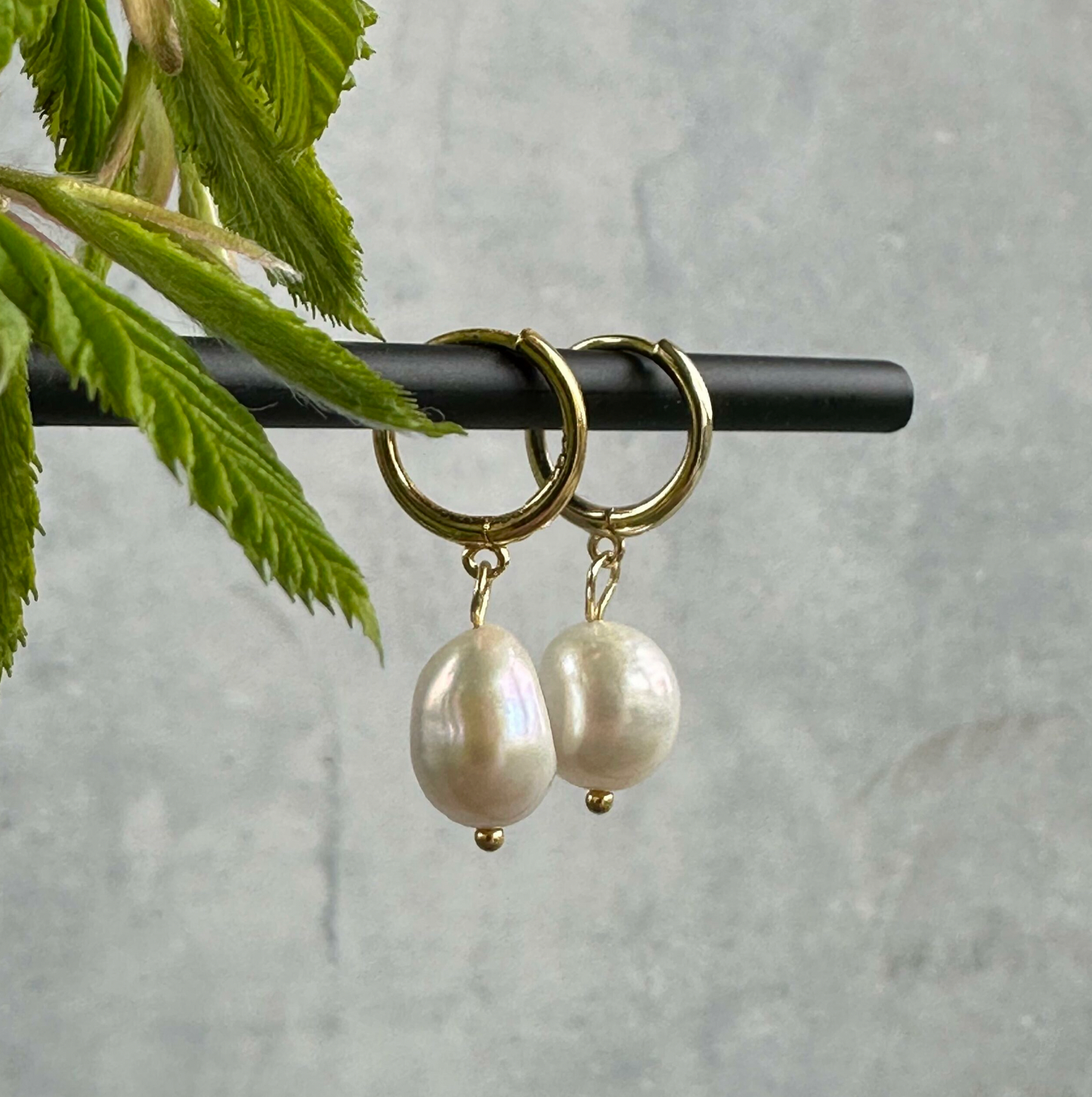 Ohrringe Kirstin – Vergoldetes Sterling-Silber