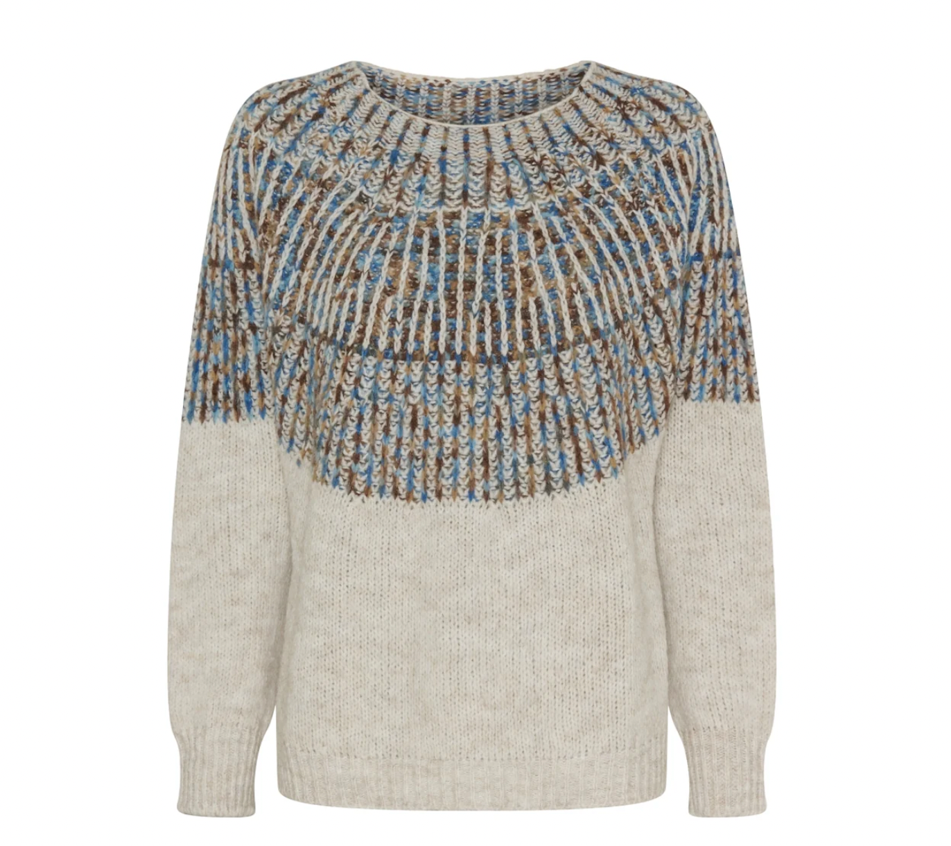 Strick Lilia blau