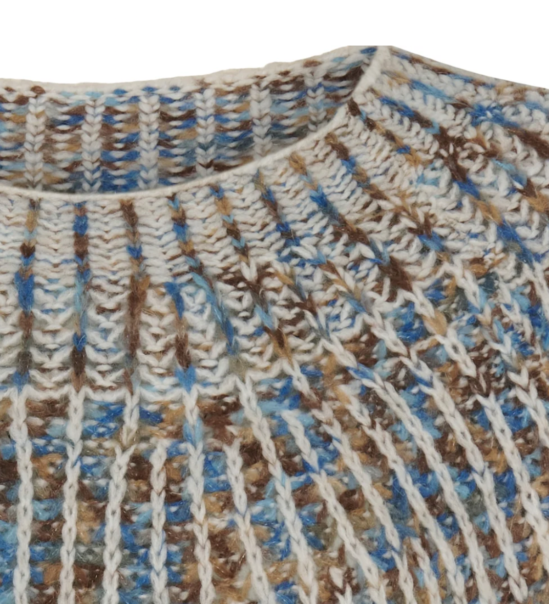 Strick Lilia blau
