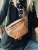 Gürteltasche im Vintage-Look CLASSY - Camel