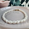Armband Beate vergoldet - Wasserfest