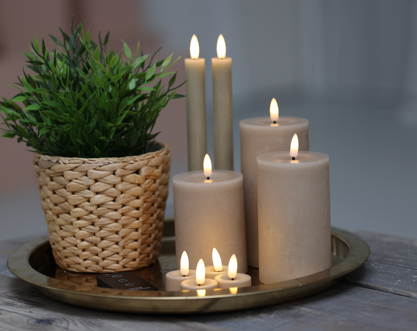 LED-Lichtpaket mit 10 Teilen – Sand