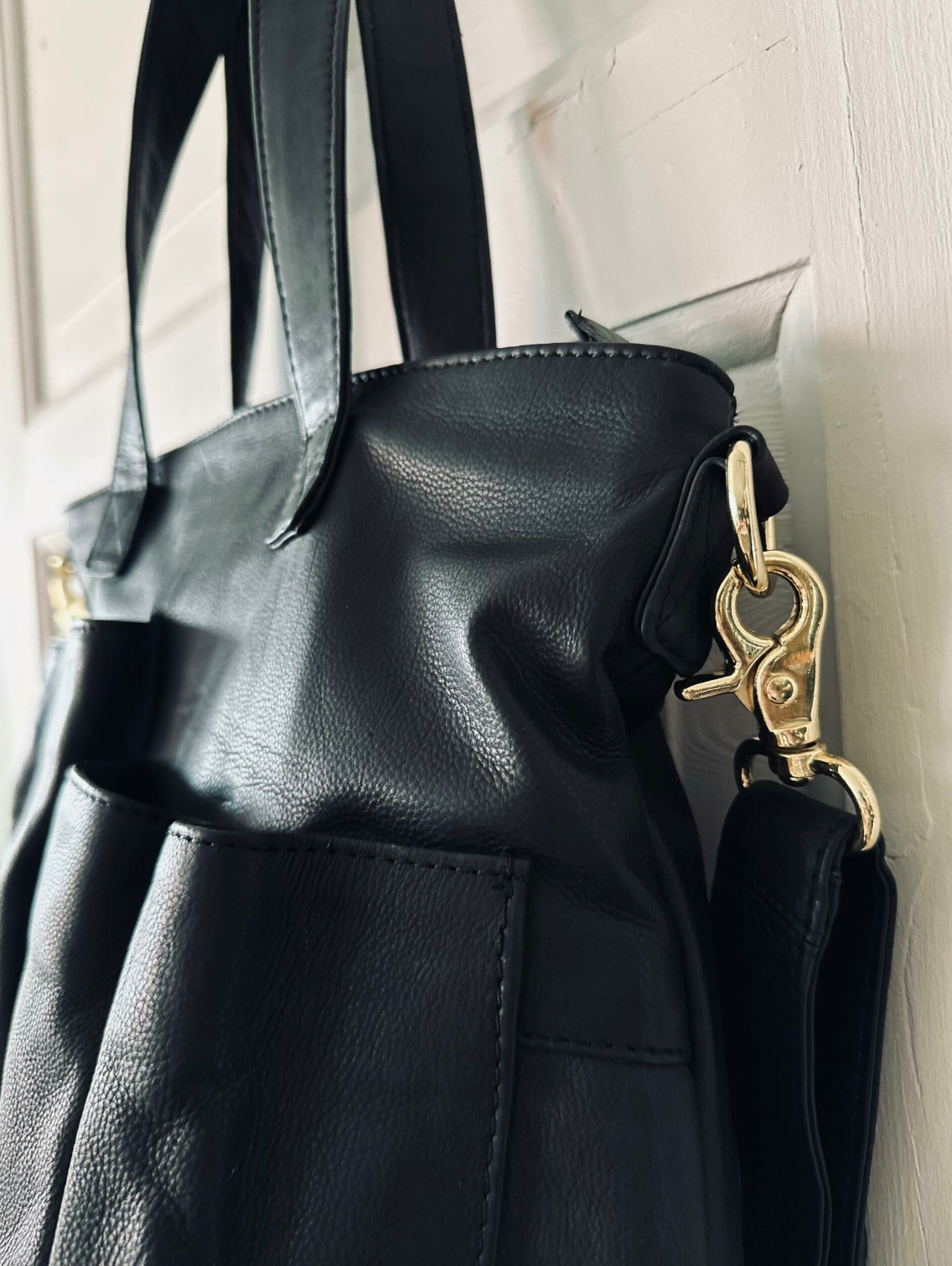 Shopper Black Lux – Kalbsleder