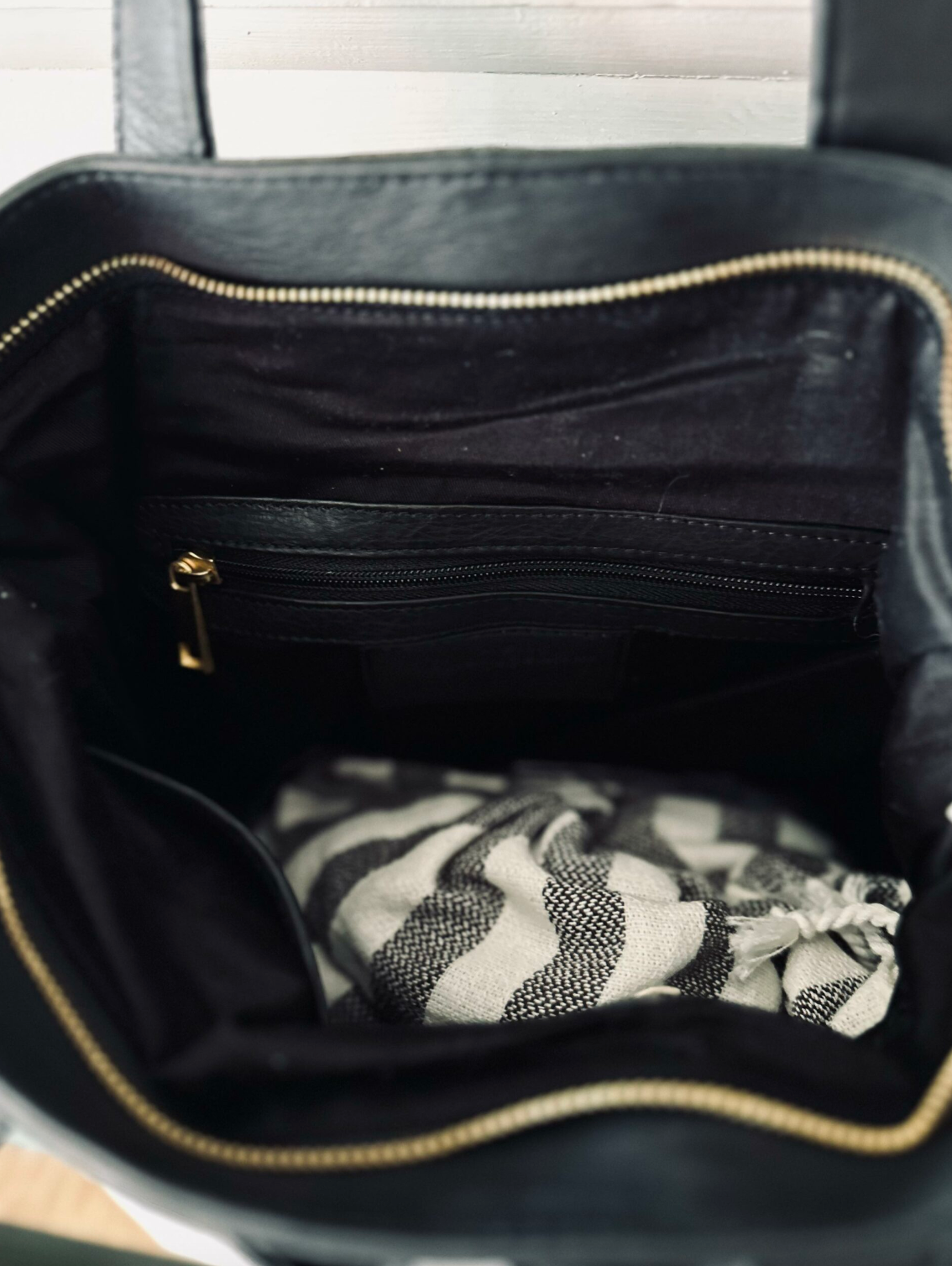 Shopper Black Lux – Kalbsleder