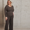 Frida Jazz Pants - Caffe PLUS Gr. 42–48