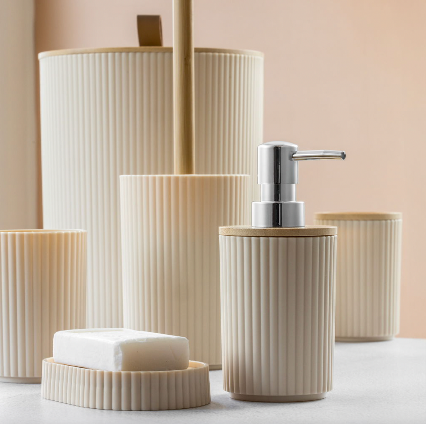Badezimmerset: 6 Teile