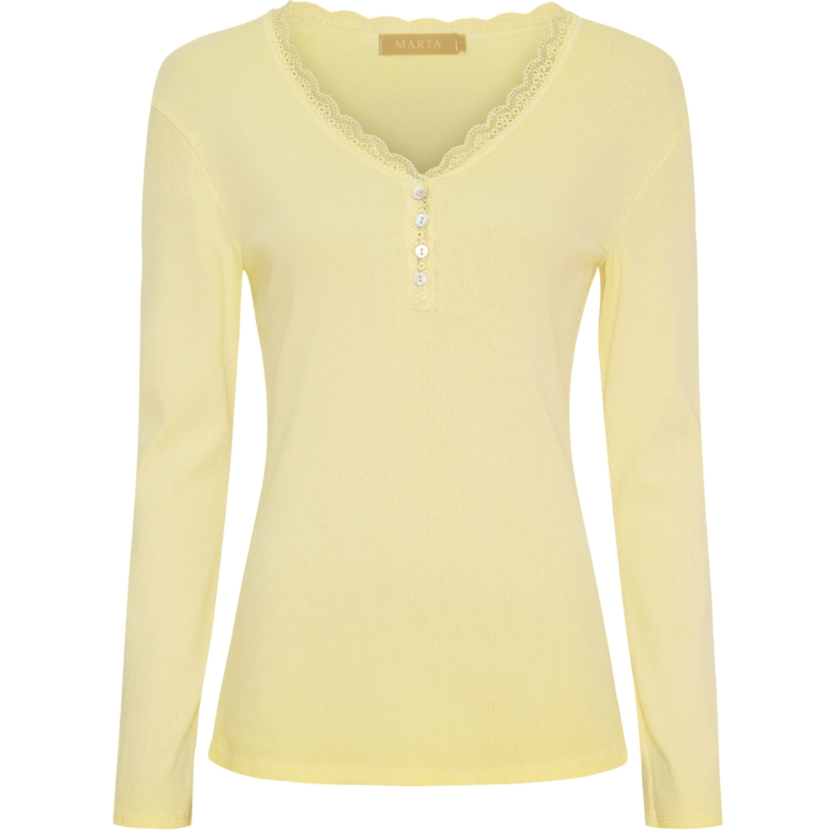 Bluse Masha mit Knöpfen - Summer yellow