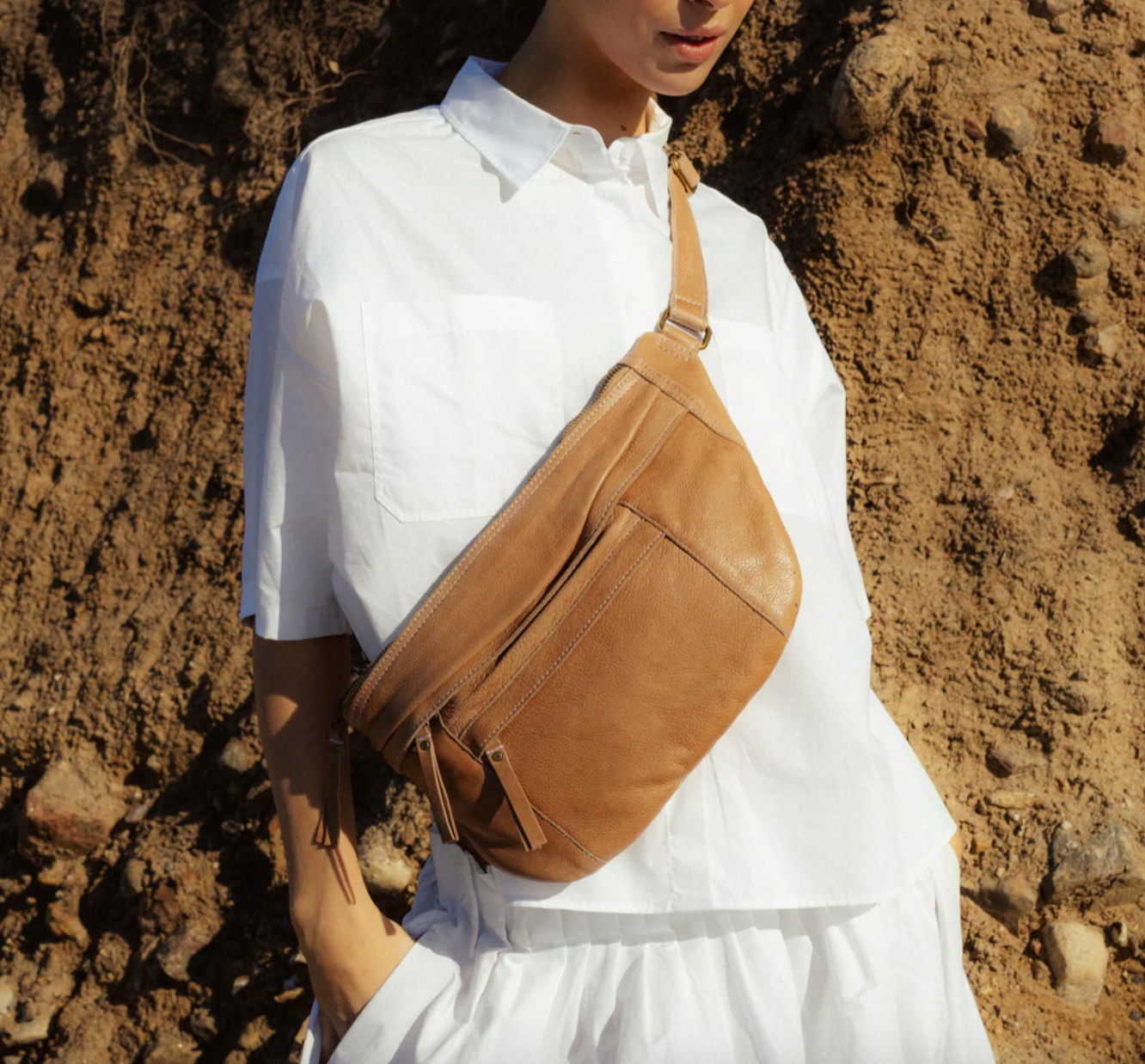 Gürteltasche Jolie Beige