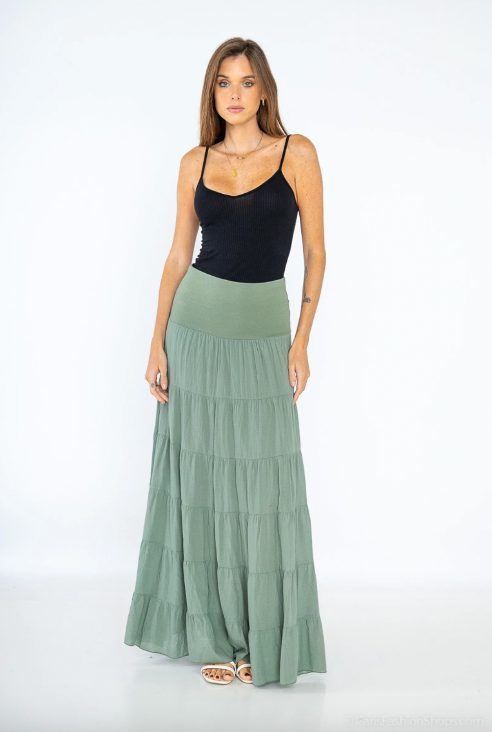 Rock Boheme cotton – S/M Grün