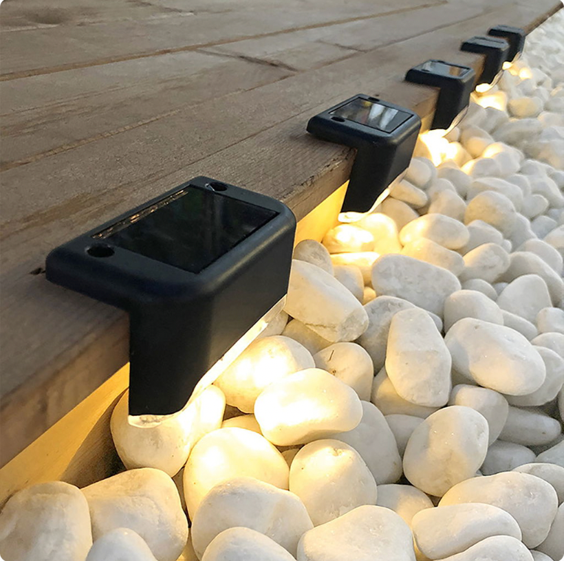 Treppenlichter mit Solar - 4 Stk.