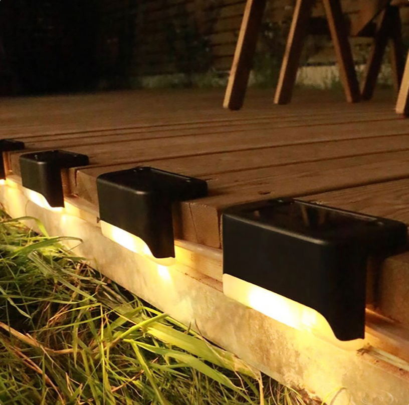Treppenlichter mit Solar - 4 Stk.