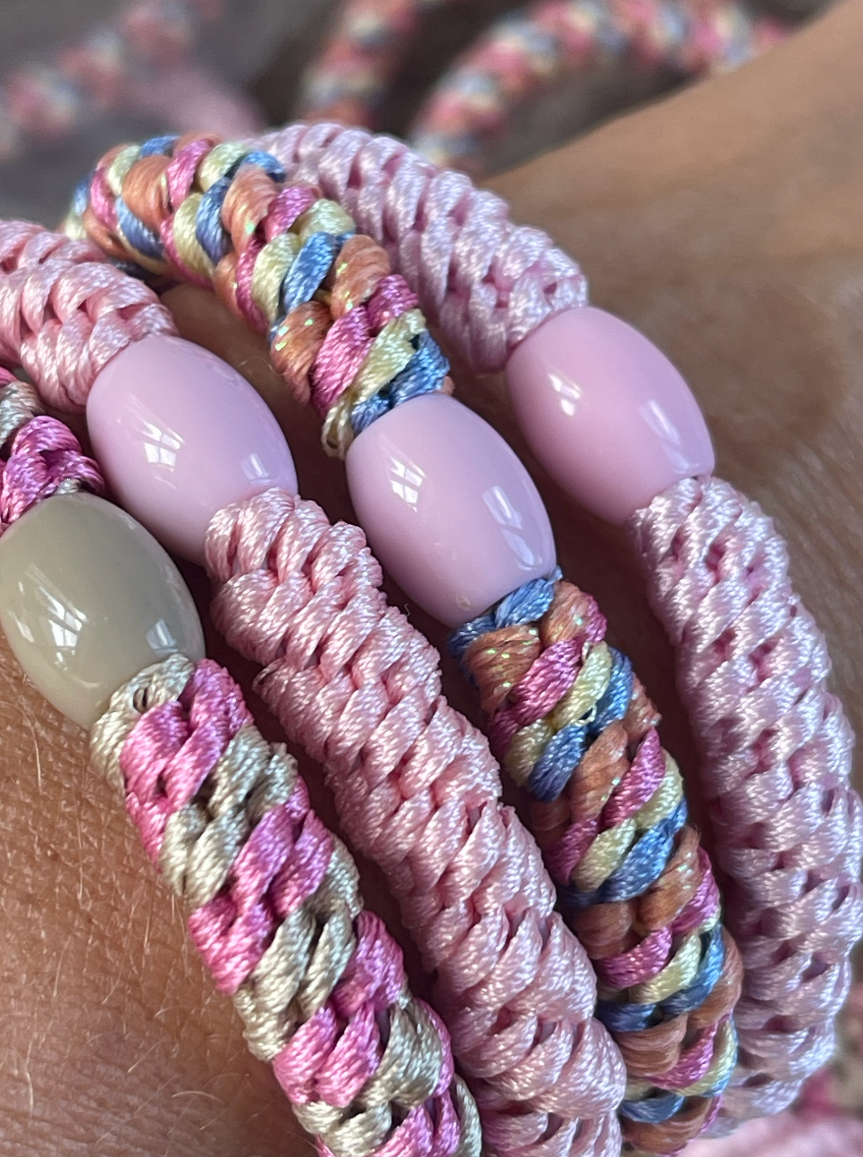 Haargummis Supreme Soft Pink - 4 Stück.