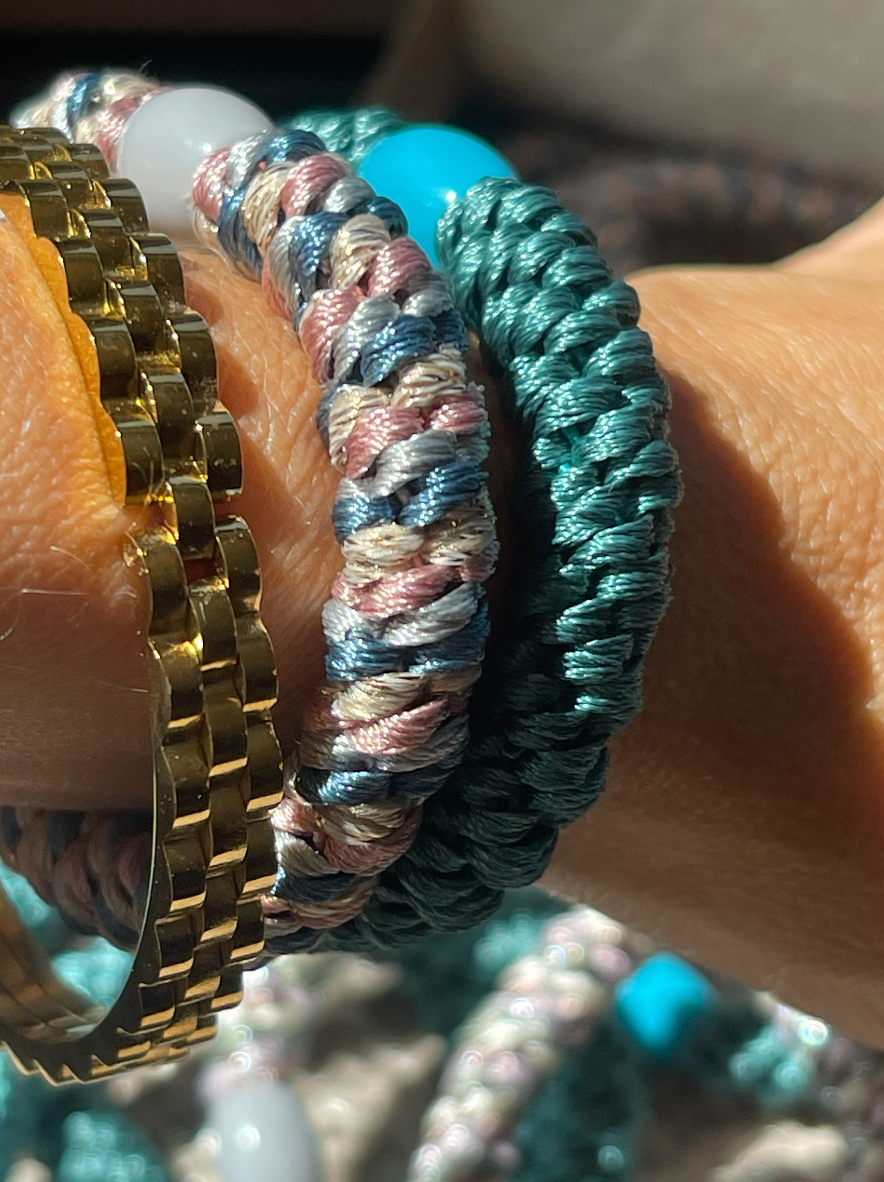 Haargummis Supreme Aqua - 4 Stk.