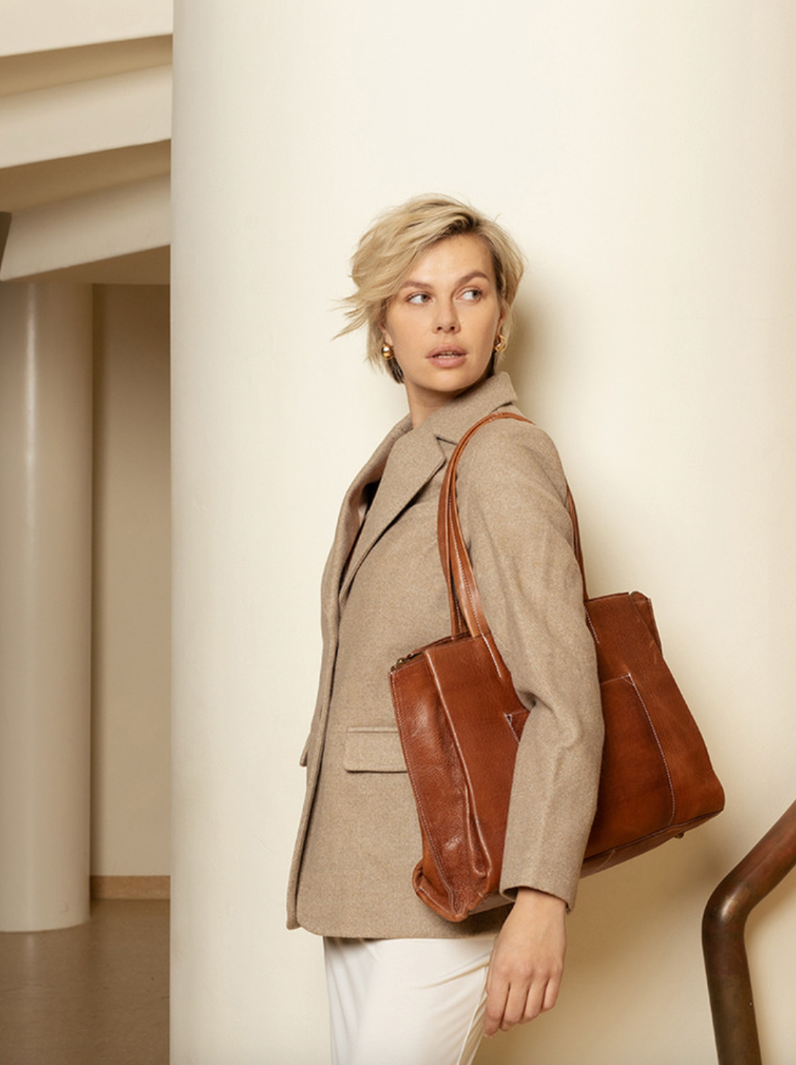 Arbeitstasche - Valerie Cognac