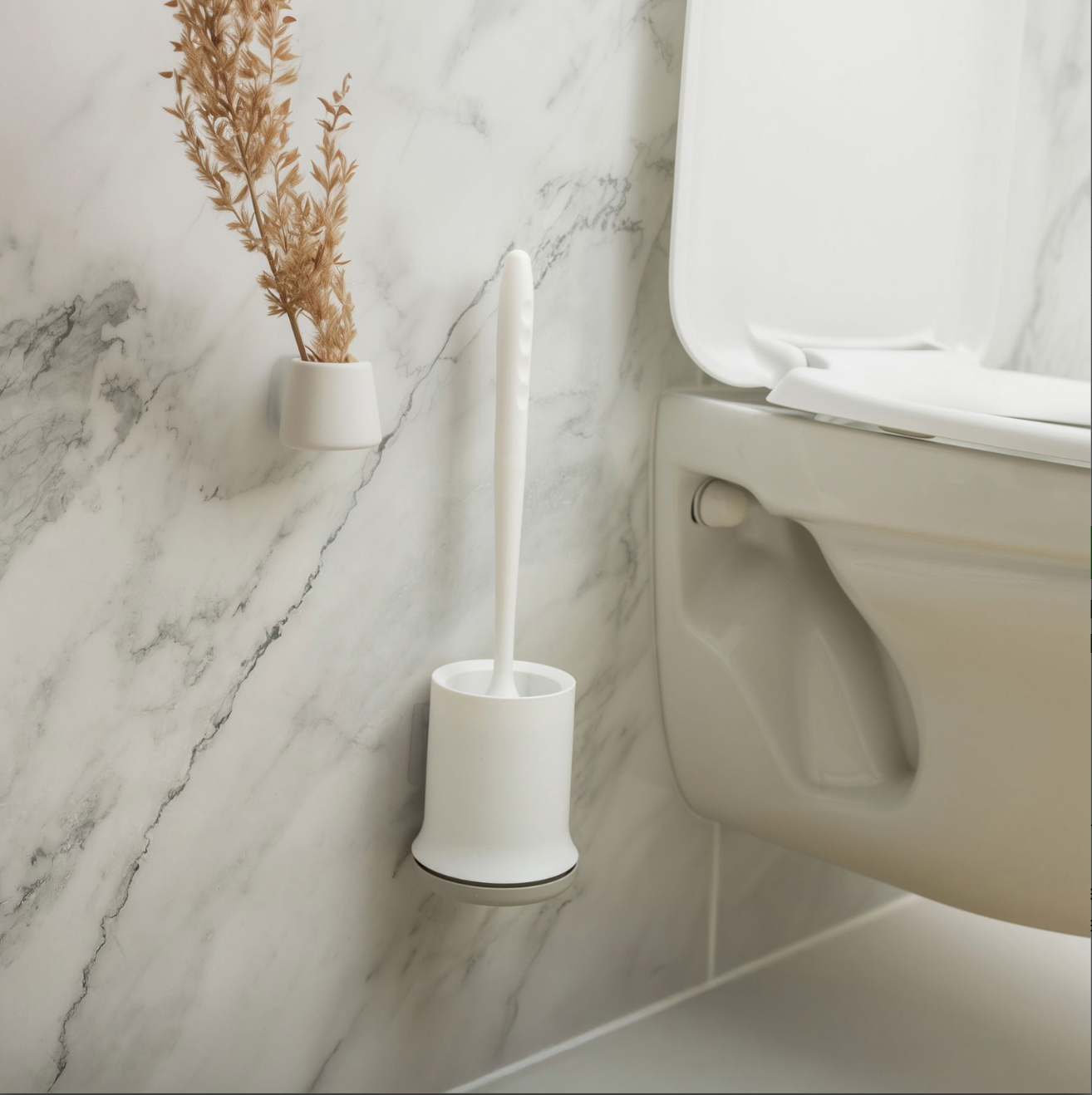 Toilettenbürste mit Aufhängung - Silikon