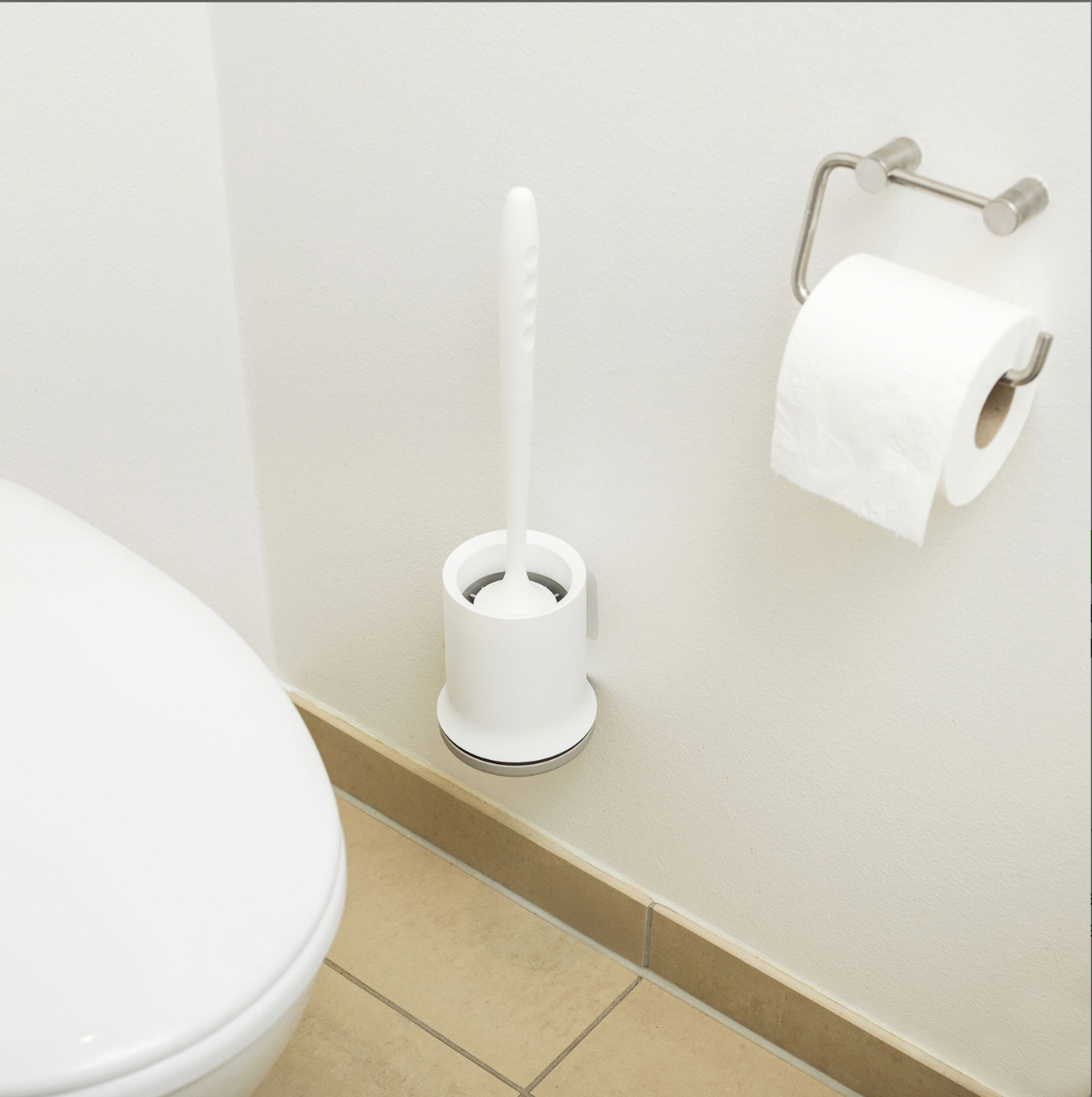 Toilettenbürste mit Aufhängung - Silikon