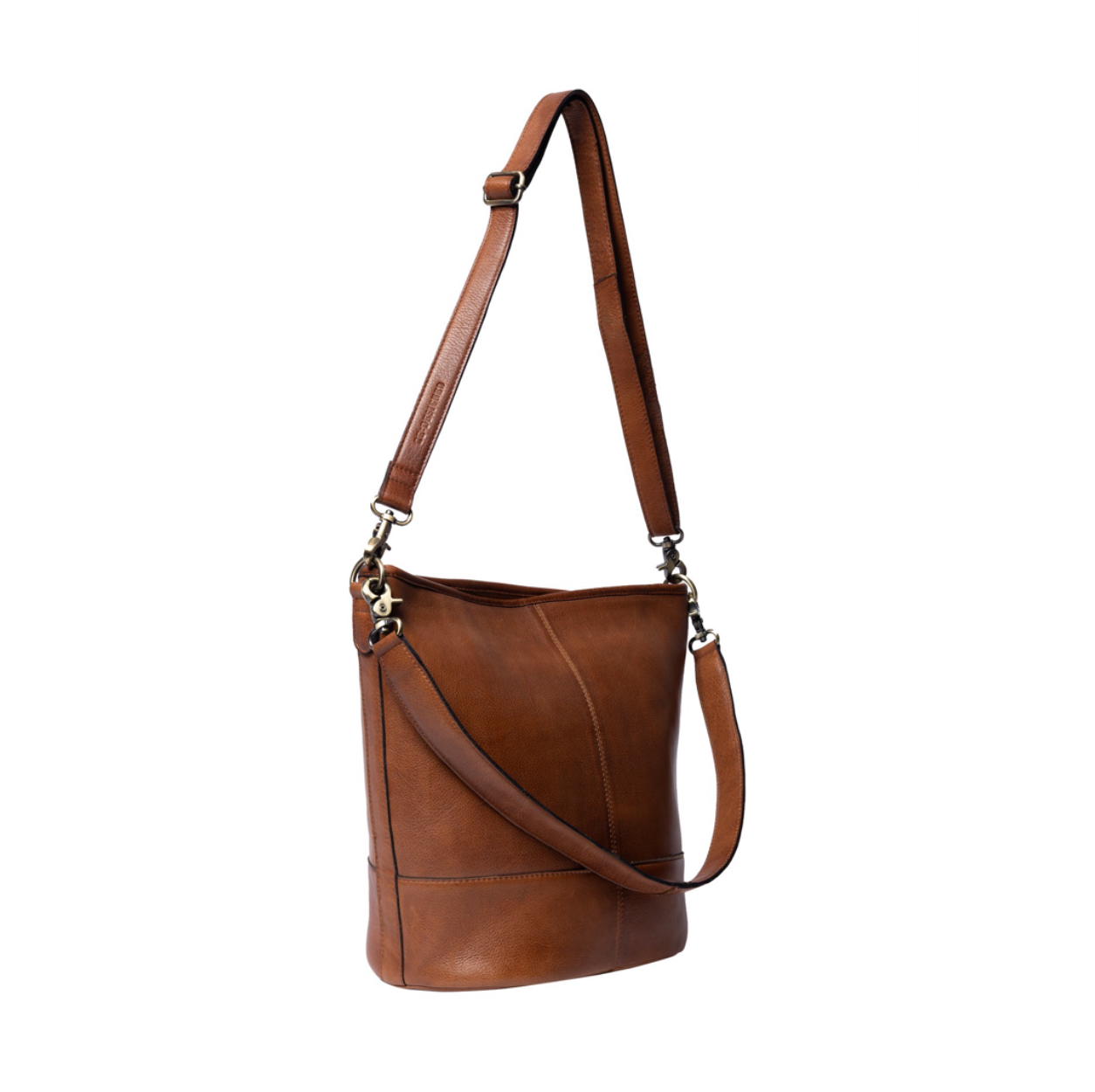 Schultertasche Nomi walnut