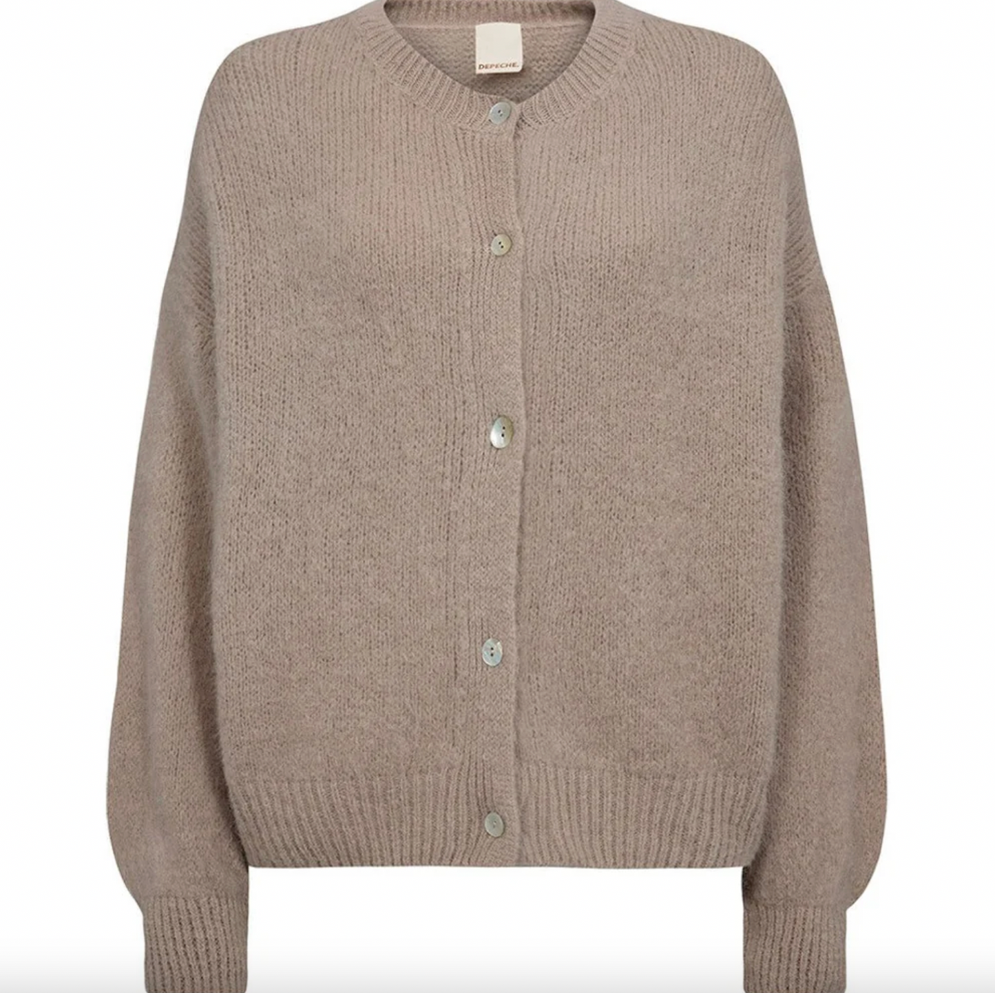 Alpaca-Cardigan Depeche - Sand