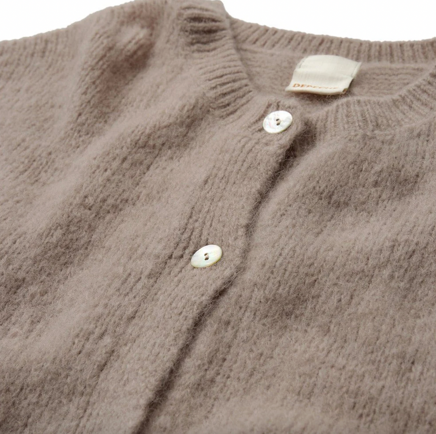 Alpaca-Cardigan Depeche - Sand