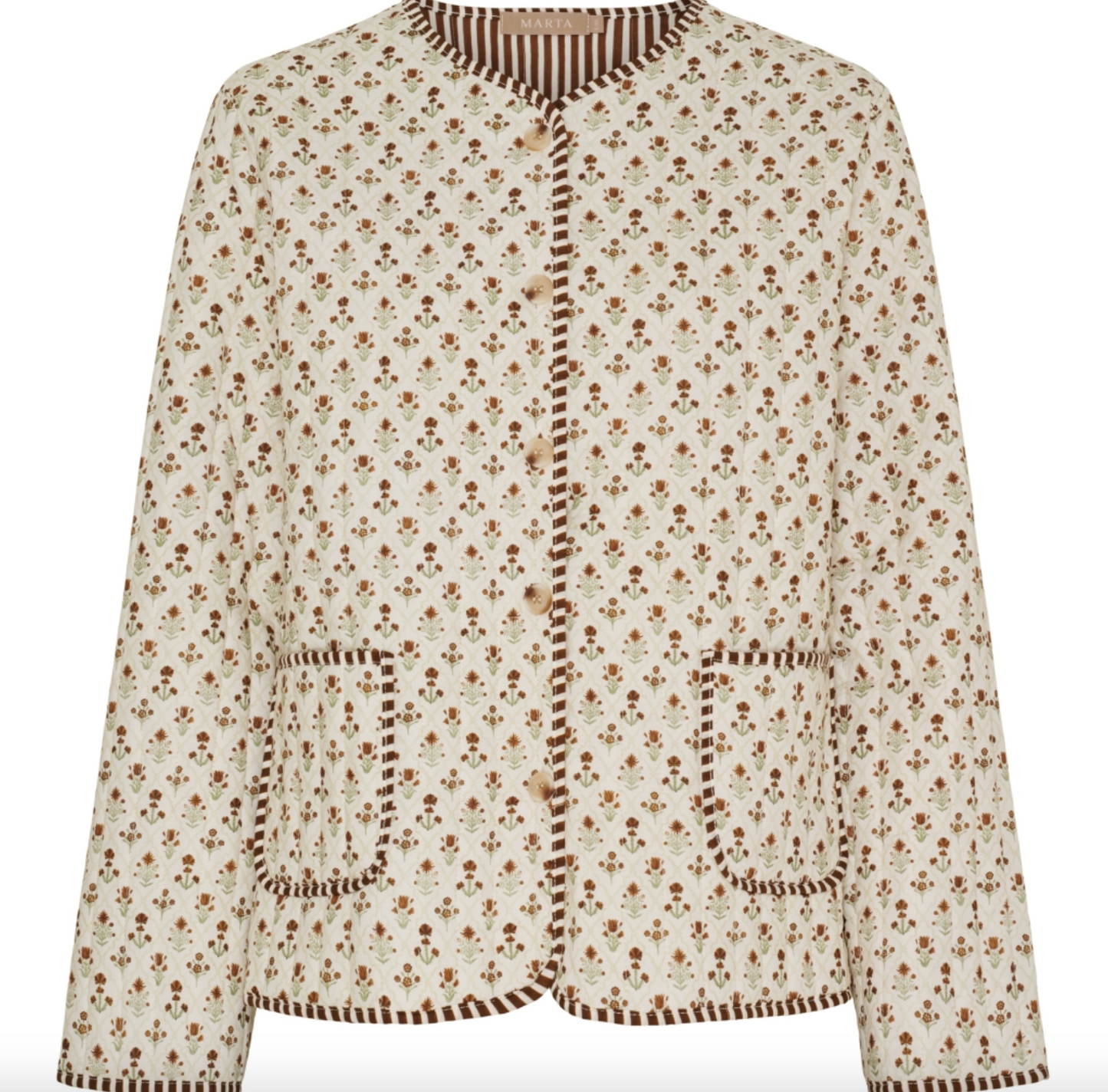 Jacke Quilt - New brown / beige