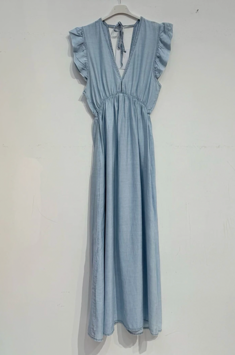 Kleid blue Tencel